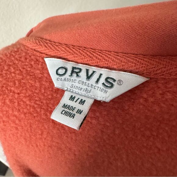 Orvis Women’s V-Neck Pullover Top, Medium, Terracotta - Classic Collection - Picture 7 of 7